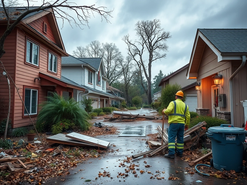 Storm and Natural Disaster Damage Cleanup