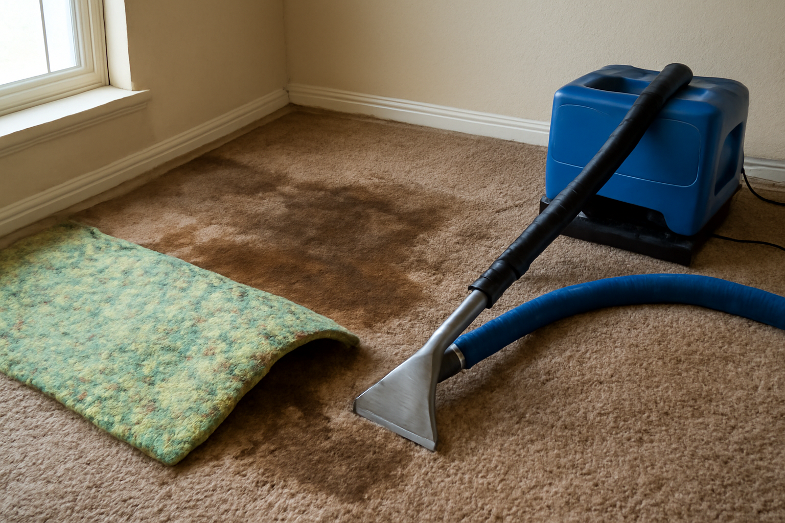 Carpet Pad Water Extraction in Falmouth, MA