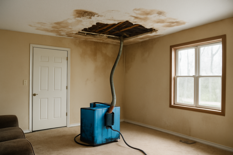 Ceiling Water Extraction
